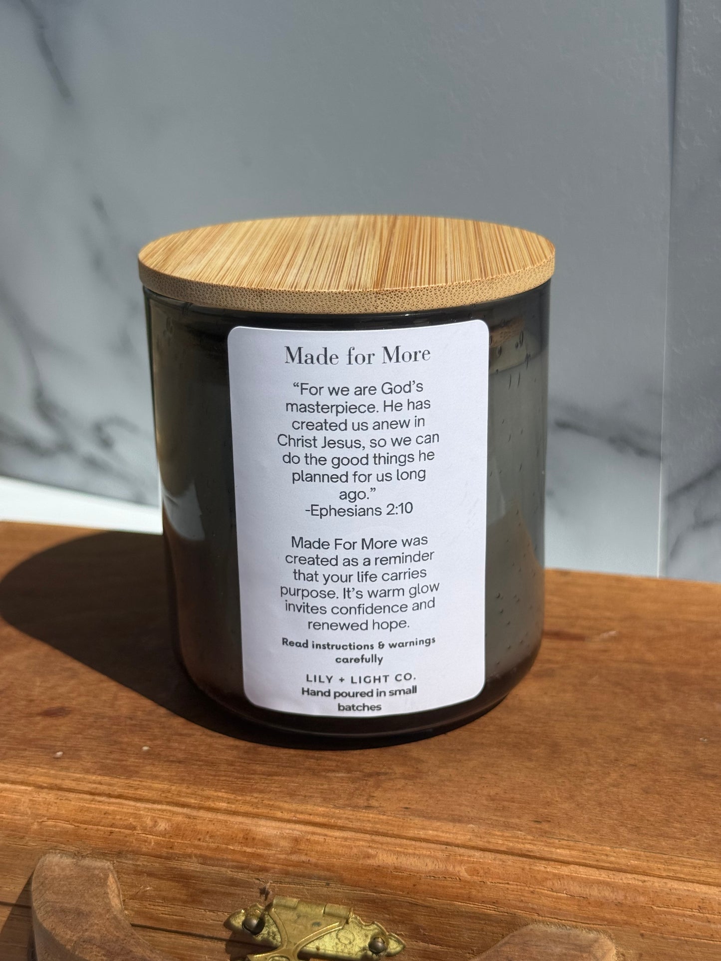Made For More Candle (Flameless )