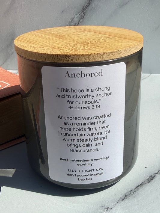Anchored Candle (Flameless)